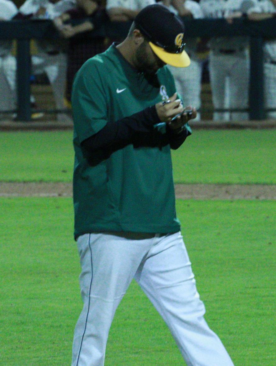 Head Coach Anthony Gilich writes it down-Vaqueros take second in conference.