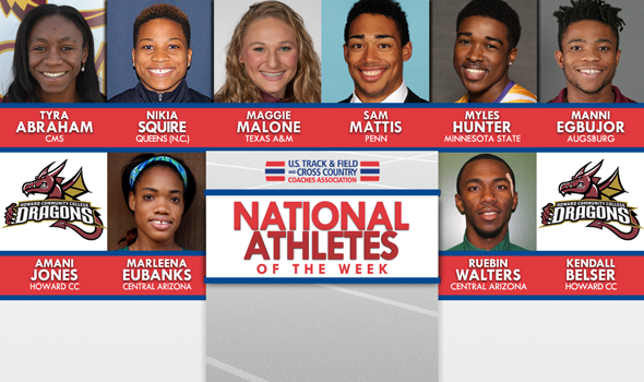 CACA makes National Athletes and Coaches of the Year for the 2016 NJCAA Indoor Track & Field