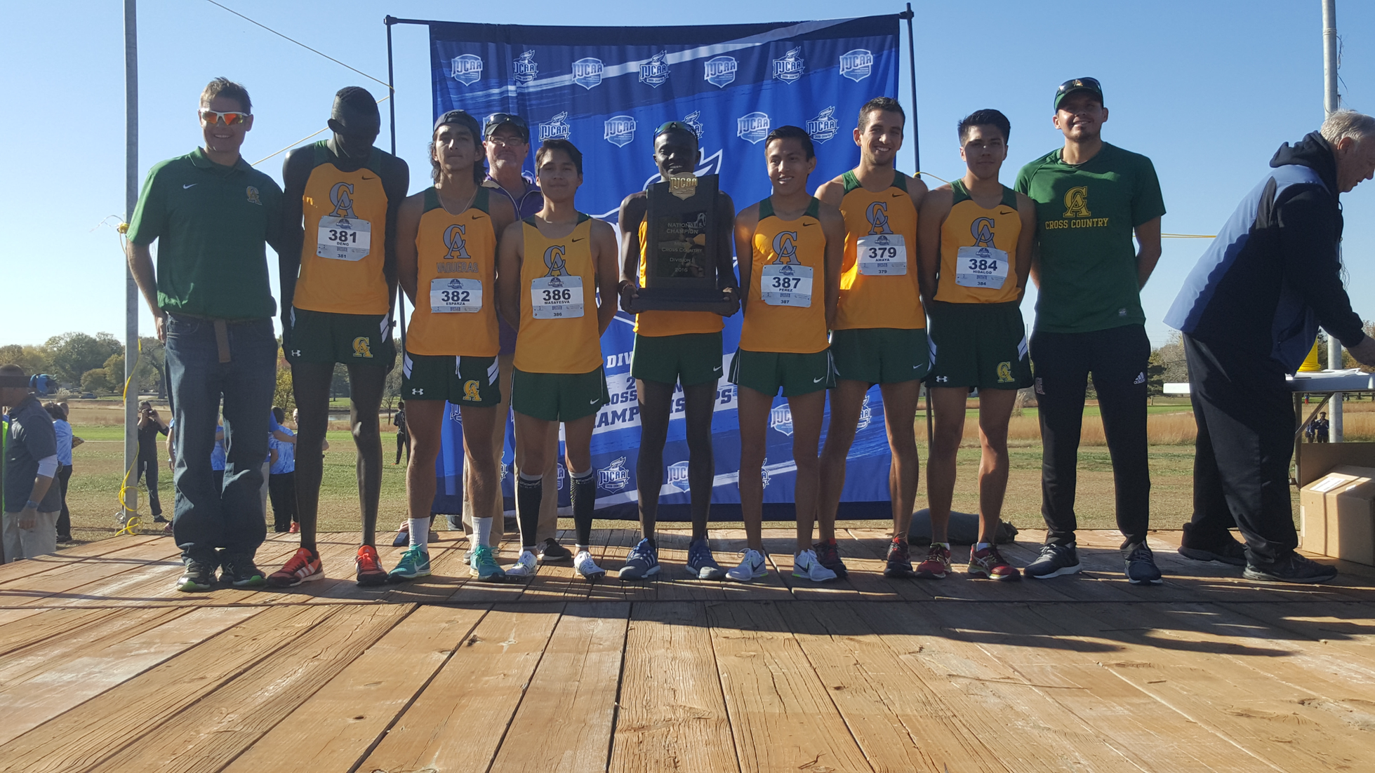CAC Mens Cross Country are the 2016  NJCAA Mens Cross Country National Champions