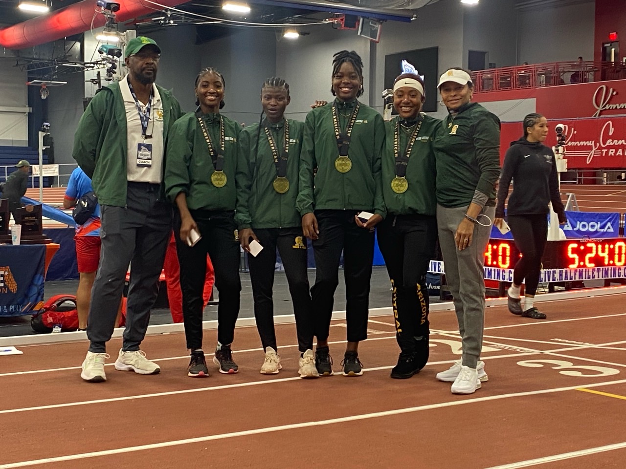 Women's Track and Field Place 6th out of 35 teams at the 2024 NJCAA Indoor Championships