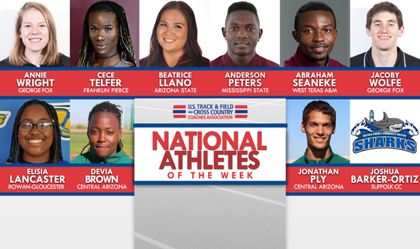 CAC earns both male and Female Track and Field "National Athletes of the Week."